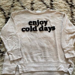 Zara Kids SA 6 thin soft sweatshirt